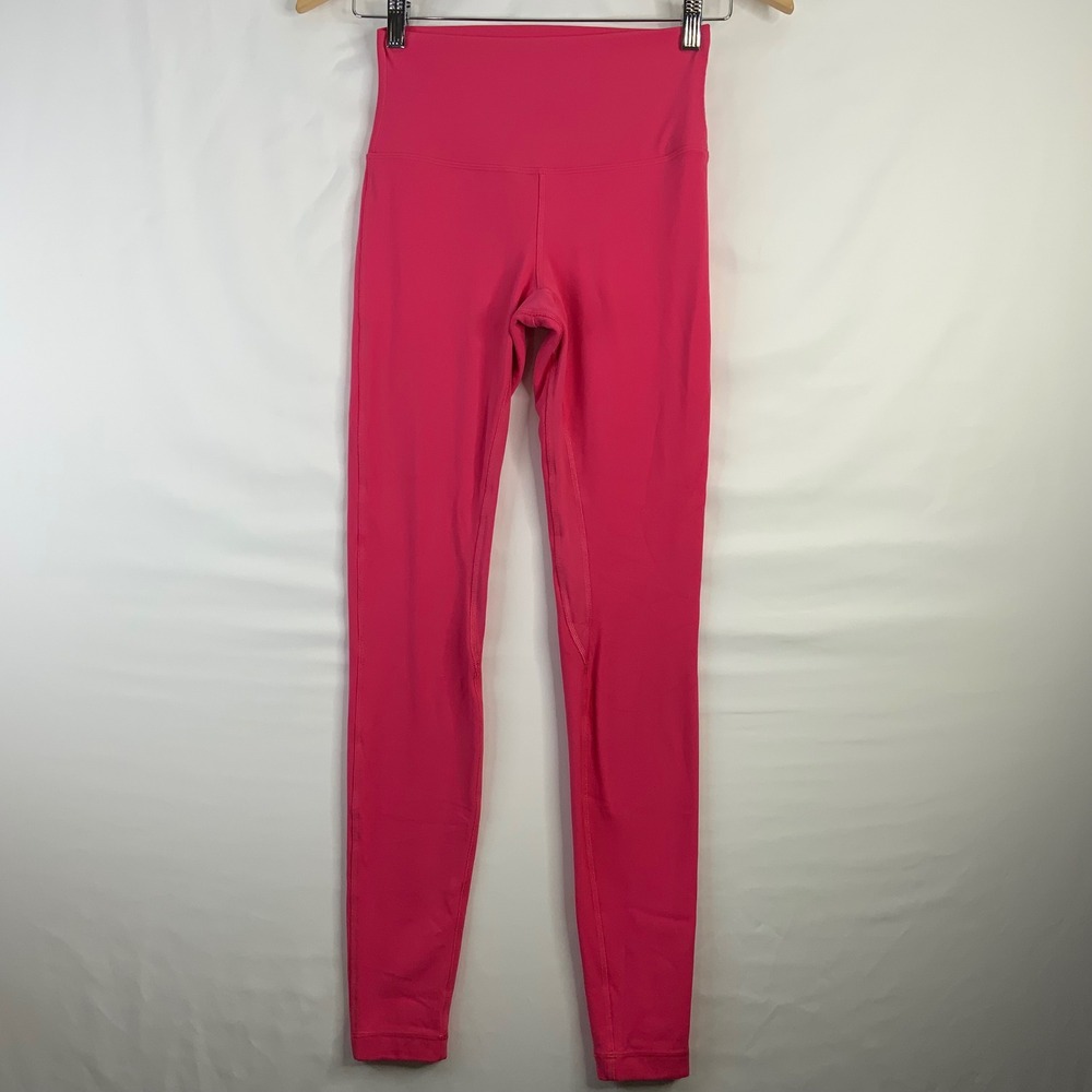 Lululemon Align High-Rise Pant 28 Nulu Leggings Sonic Pink Size 4 LW5CTIS